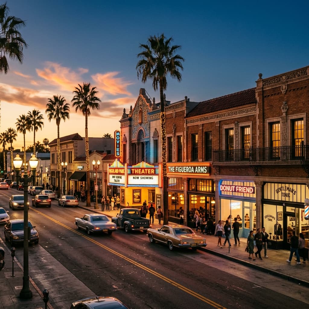 Figueroa Street in Highland Park
