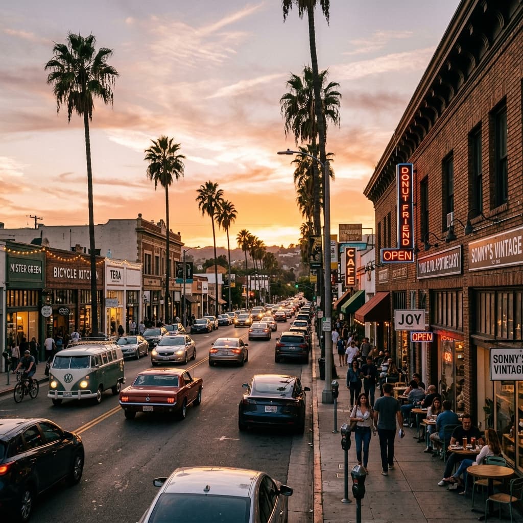 York Boulevard in Highland Park
